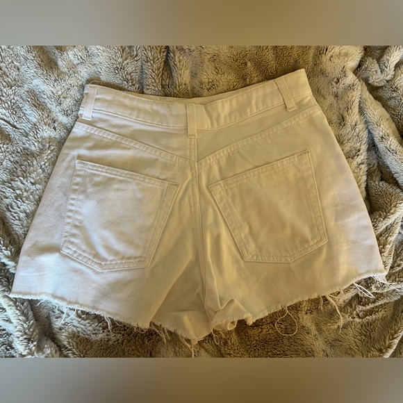 TOPSHOP MOTO BRAND JEAN SHORTS - Picture 2 of 3